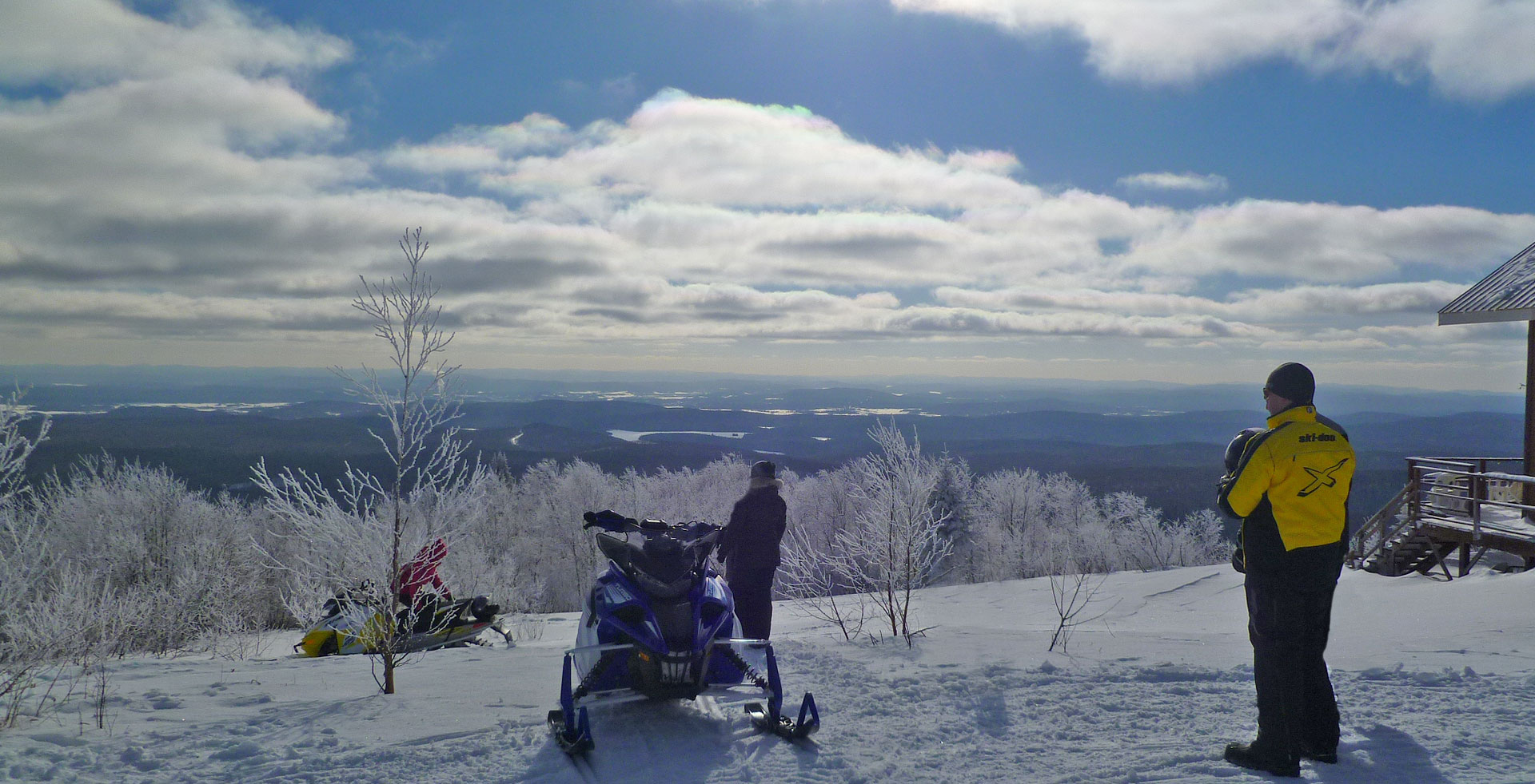 Snowmobile Trails Quebec And Snow Conditions In The Upper